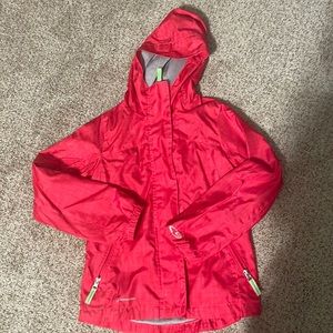 Champion girls size 6 hooded rain and windbreaker jacket, GUD, pet free home